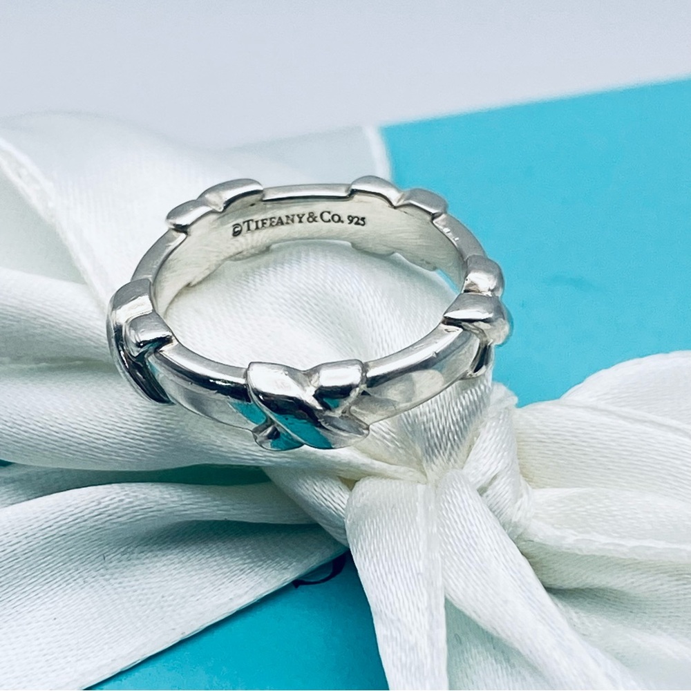 Tiffany & Co Signature X Band ring size 5.75